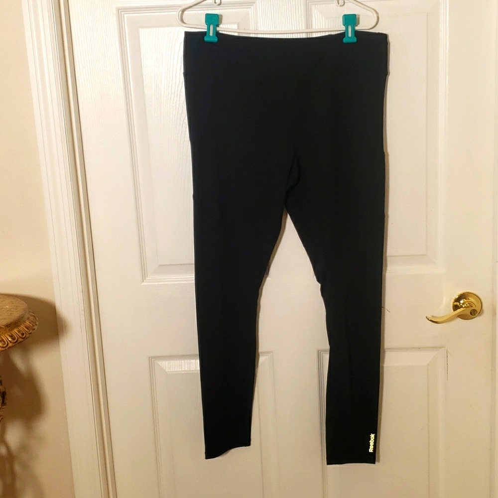 Reebok black workout leggings size XL